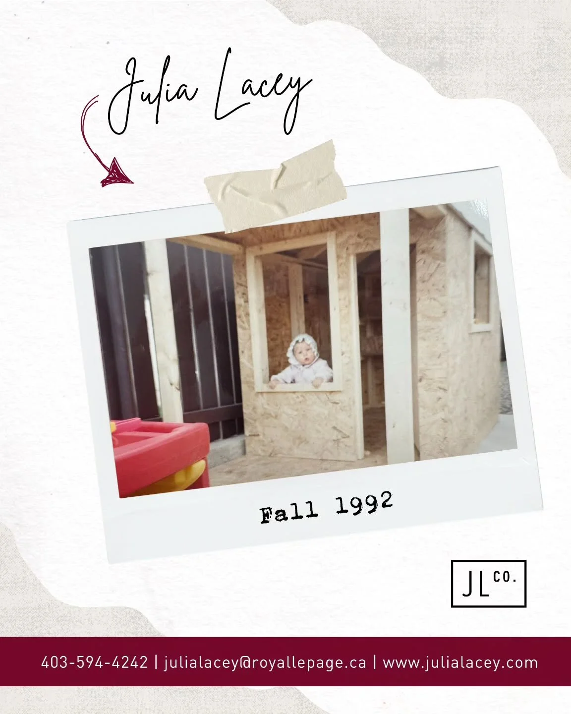 Some foundations are poured long before the plan is clear...

I found this photo tucked away in my parents&rsquo; old albums, and it stopped me in my tracks. Seeing myself at one year old in a house under construction reminded me how deeply the world