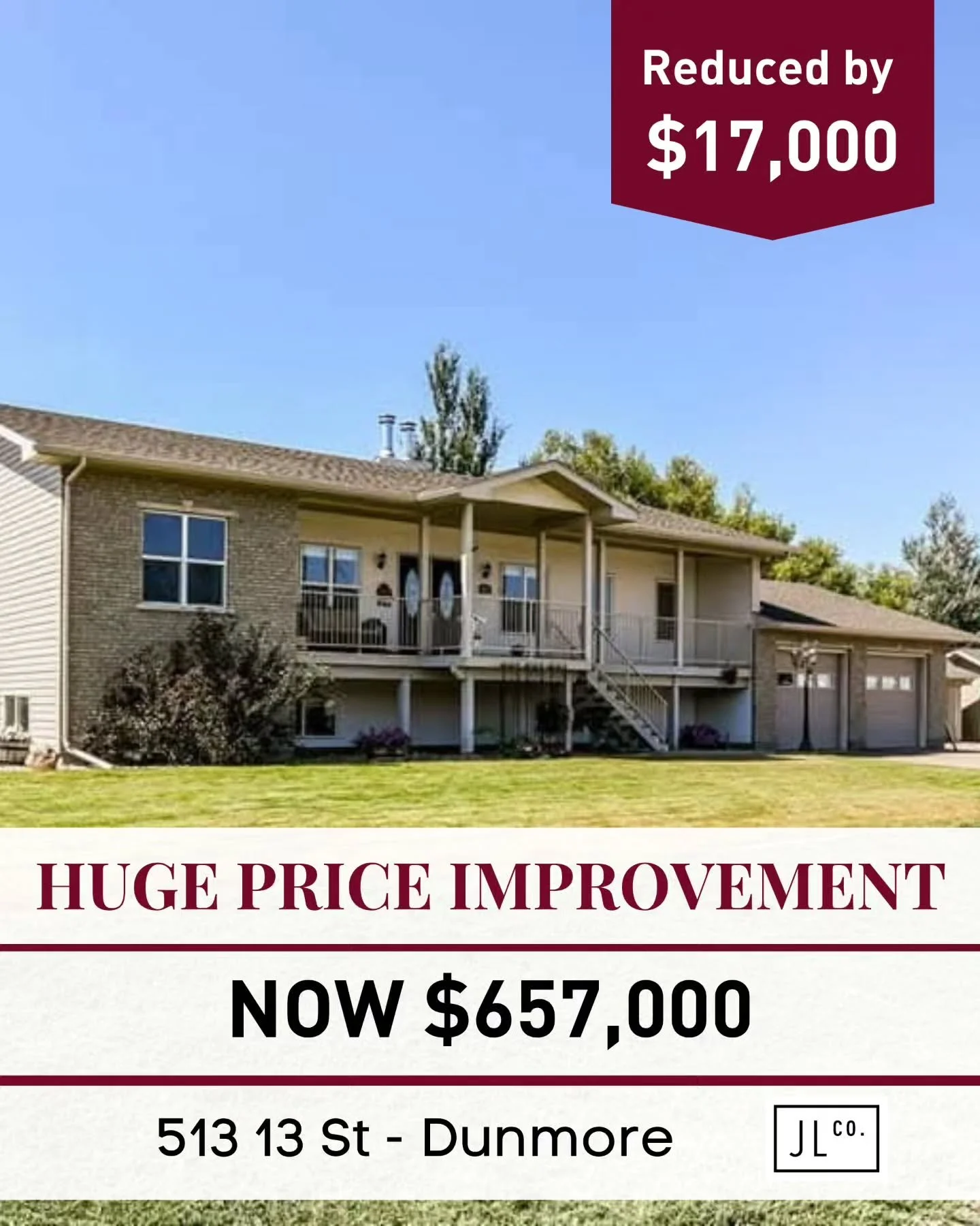 ✨️ Huge Price Improvement ✨️
This 5 bed, 3 bath, 1,795 sqft bungalow in Dunmore is priced to sell.
Let's book your private showing!