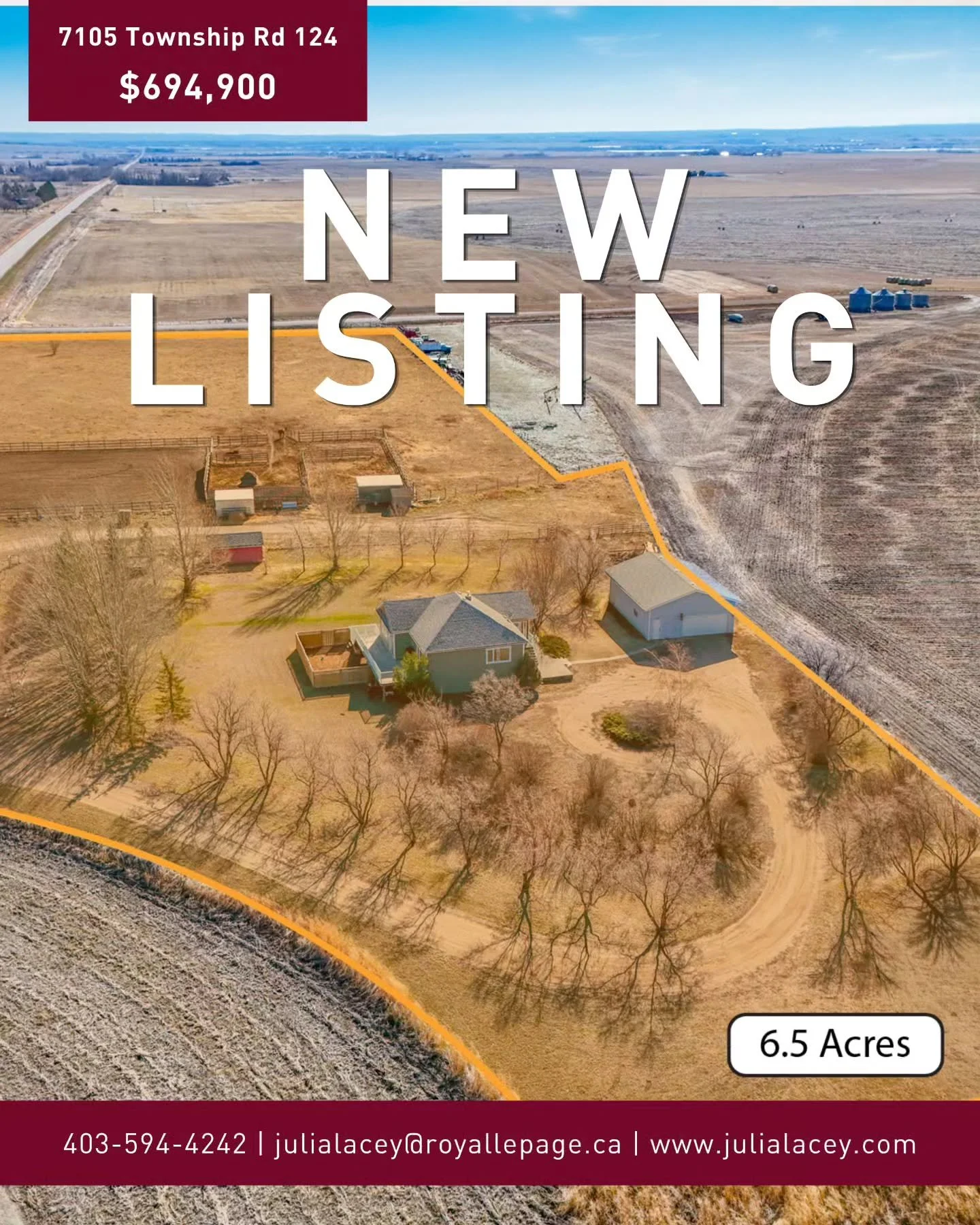 All I can say is WOW - The amount of love on our sneak peek for this property was unreal.

We are excited to share that this Acreage is now officially LIVE.

7105 Township Road 124 - $694,900

6.5 acres just minutes from the city.
Message me today fo