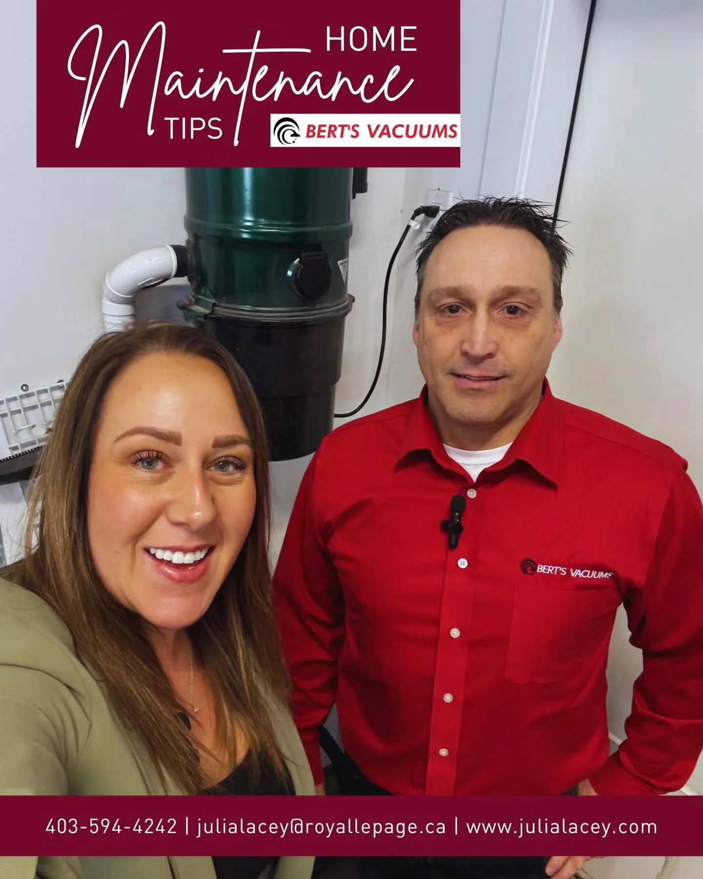 My newest home maintenance video is now live on YouTube&nbsp;🤍
This week, I teamed up with Kris from @bertsvacs to share some really helpful tips on central vacs.

If you want the link to watch + stay up to date with future videos, comment&nbsp;&ldq