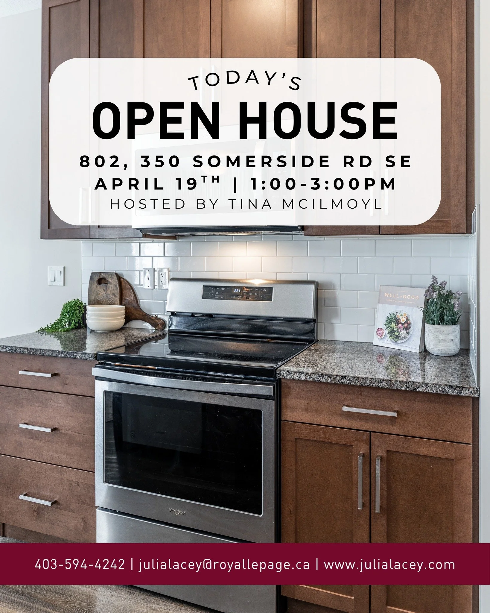 ✨ OPEN HOUSE TODAY ✨
🏡 55+ Community
📅 Sunday, April 19
⏰ 1:00 &ndash; 3:00 PM
👋 Hosted by Tina McIlmoyl

💫 Stop by and see if this feels like home!