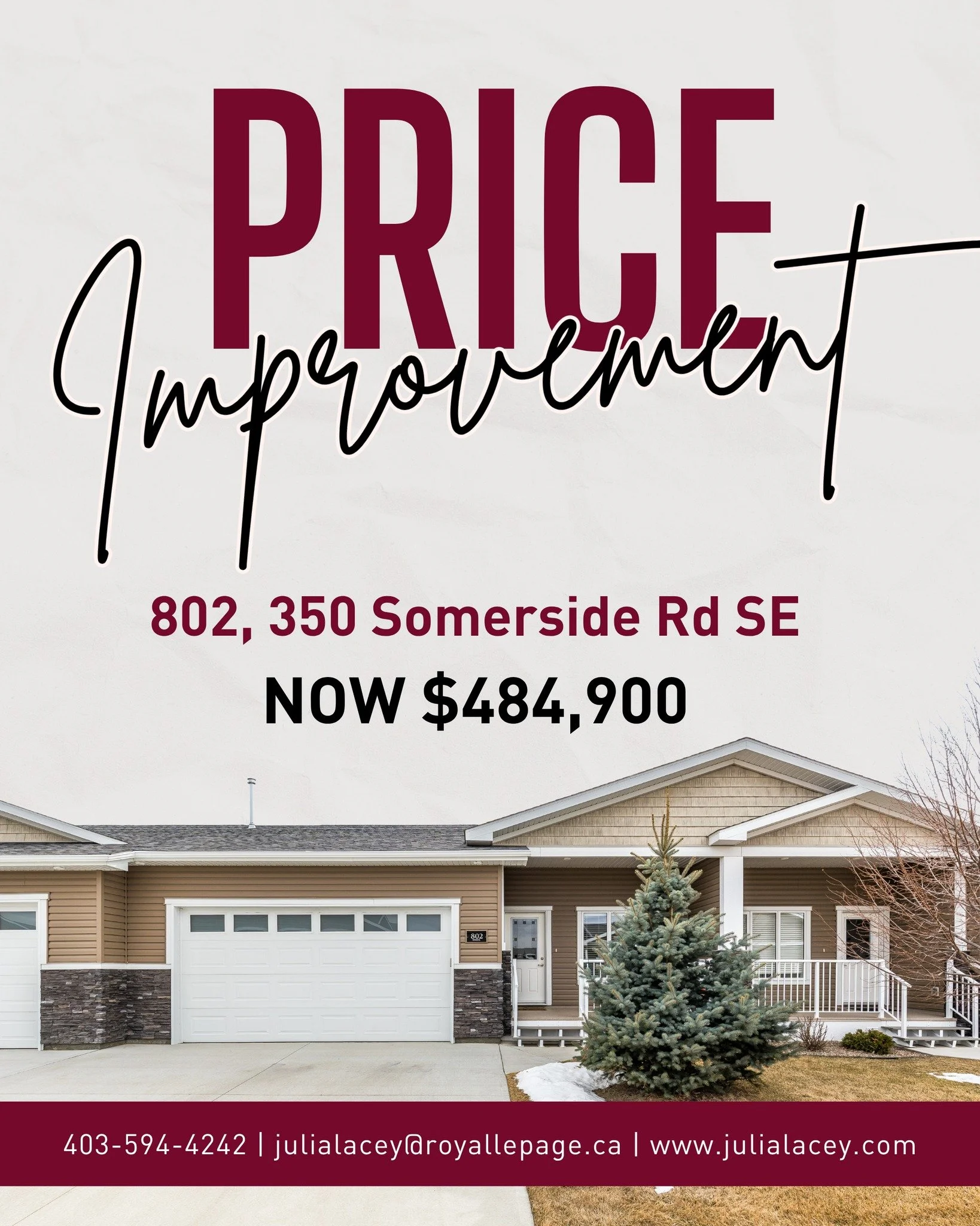 New Price. Fresh Opportunity. 

This bungalow in Southlands Gate just had a price improvement, and it&rsquo;s one you&rsquo;ll want to see....

✔️ 3 bedrooms
✔️ Fully finished basement
✔️ Double attached garage
✔️ Condo fees only $220/month

Comment 