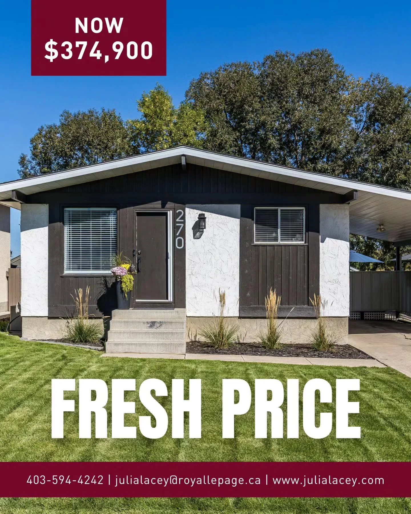 A fresh new price on this bungalow - and it&rsquo;s looking better than ever.

Thoughtfully updated, beautifully maintained, and now positioned to stand out even more in today&rsquo;s market.

If this one caught your eye before&hellip; it might be ti