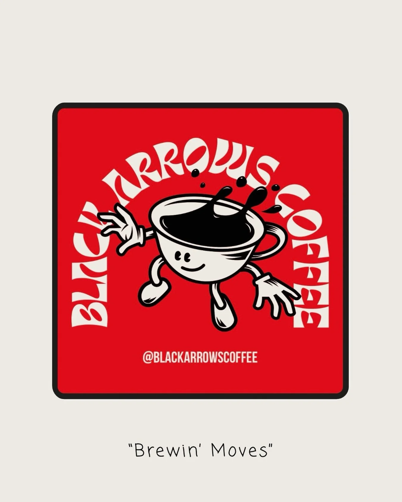 Named &ldquo;Brewin&rsquo; Moves,&rdquo; this groovy cup is inspired by the early hustle of Black Arrows Coffee, when every pour, every roast, every farmers market, and every day was another step toward the dream.

Now it lives as part of the Black A