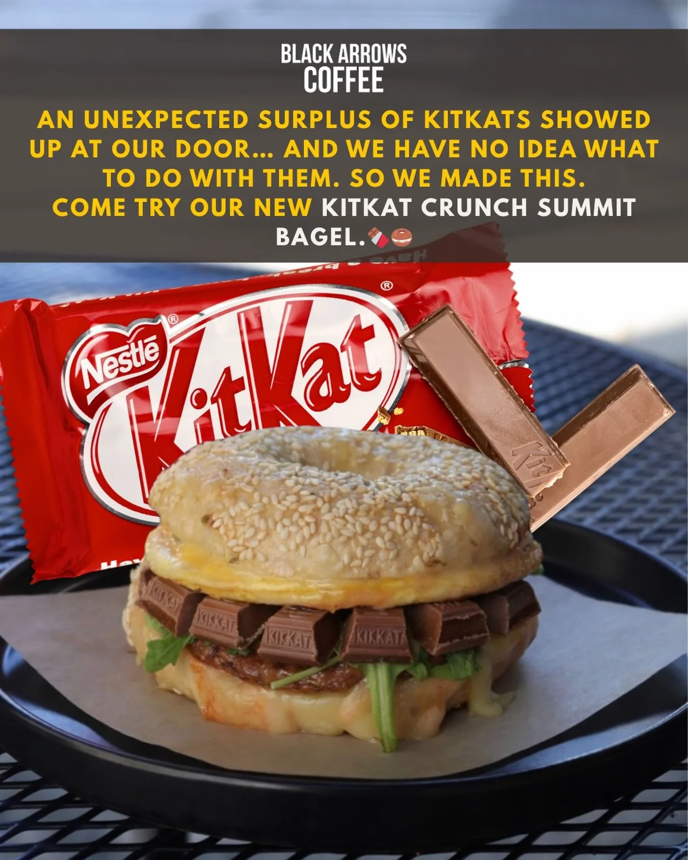 We may or may not have come into possession of 12 tons of KitKats&hellip; 👀🍫 No further questions at this time.