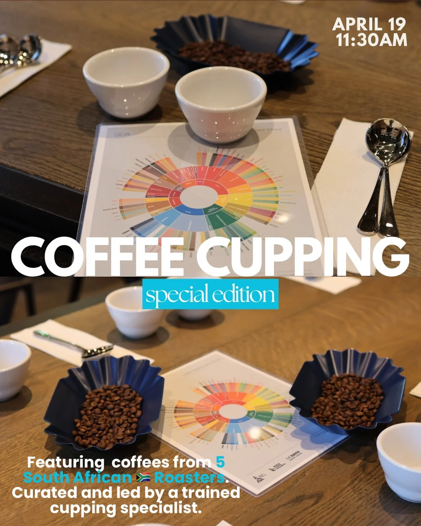 Join us for a special edition Coffee Cupping ☕✨

Led by @zameerbrey , a trained cupping specialist 👨&zwj;🔬, this session is perfect for both curious coffee lovers 🤍 and pros. We&rsquo;ll explore exceptional coffees from South African 🇿🇦 roasters