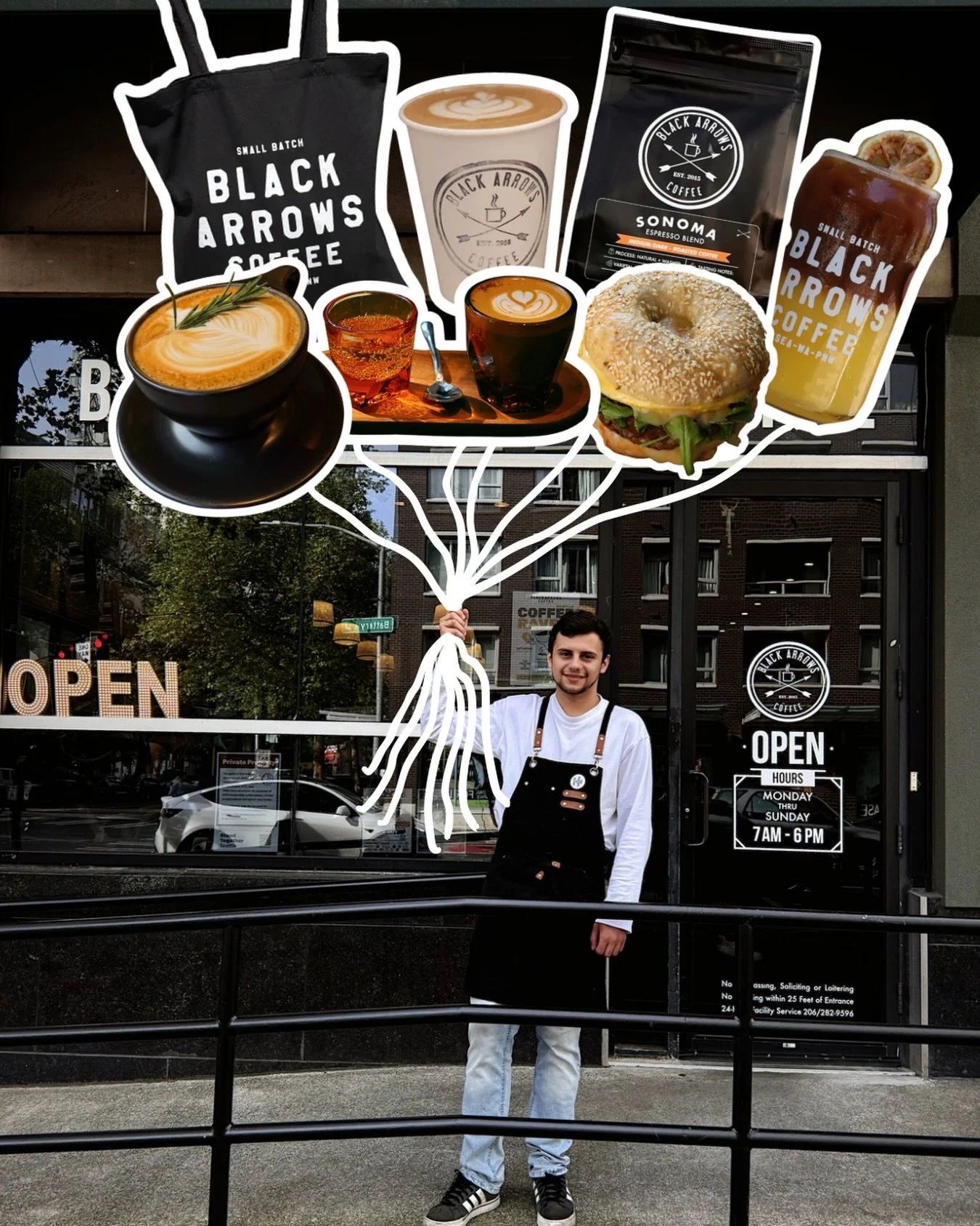 Mom deserves more than flowers this year ☕️💐🖤

Bring your mom to Black Arrows Coffee this Mother&rsquo;s Day weekend and show this post to our cashier or barista, and get $1 OFF your order ✨

Take her out for:
☕️ a cozy coffee date
🥯 breakfast tog