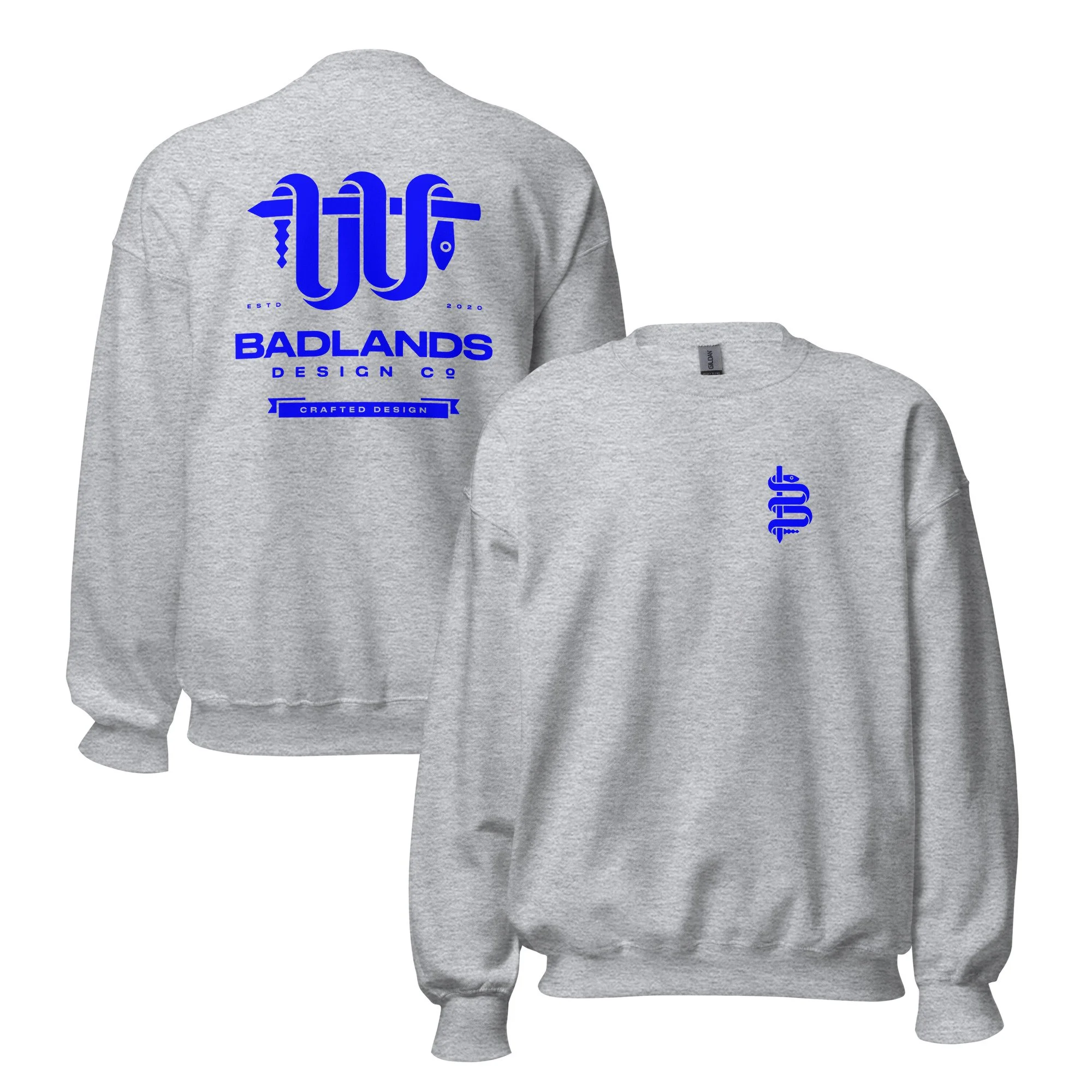 BADLANDS Rattlesnake Unisex Crewneck Sweatshirt