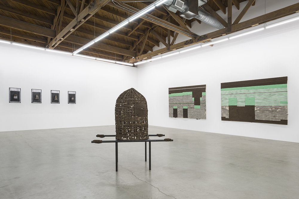  installation view of Christine Howard Sandoval: the green shoot that cracks the rock 