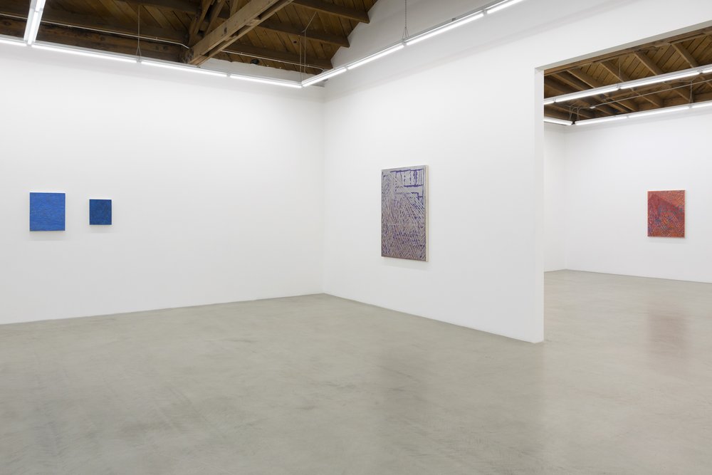  Installation view of  EJ Hauser: Mountains and Peaks  