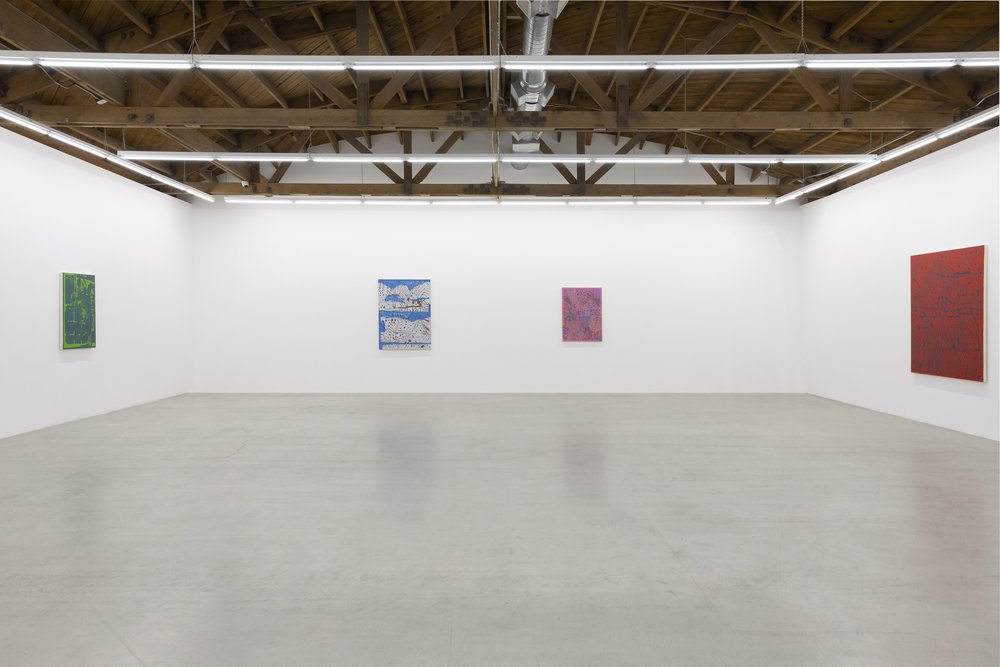 Installation view of  EJ Hauser: Mountains and Peaks  