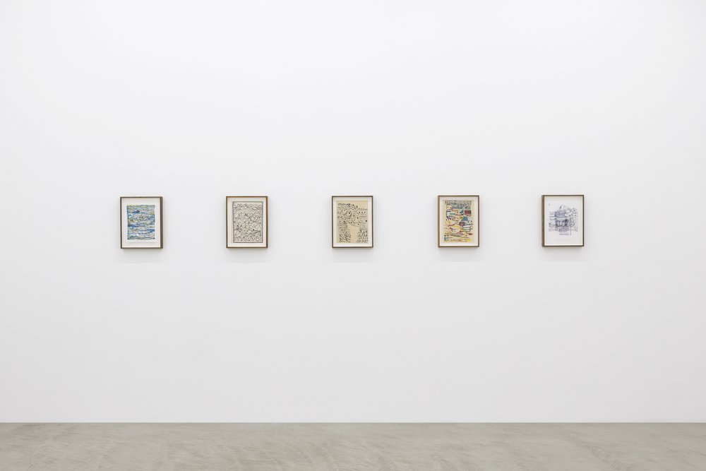  Installation view of  EJ Hauser: Mountains and Peaks  