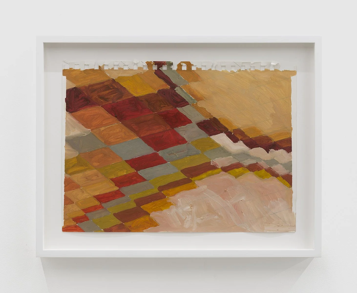 Emma Soucek    Untitled,  2022 oil on paper 11-1/4 x 14-1/2 inches