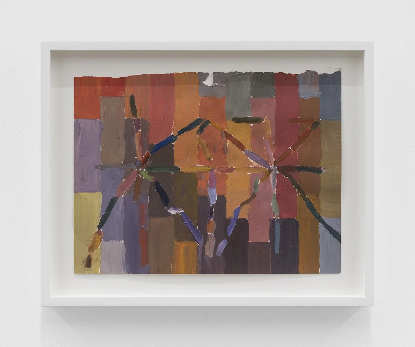 Emma Soucek    Untitled,  2022 oil on paper 10-3/4 x 15-1/2 inches