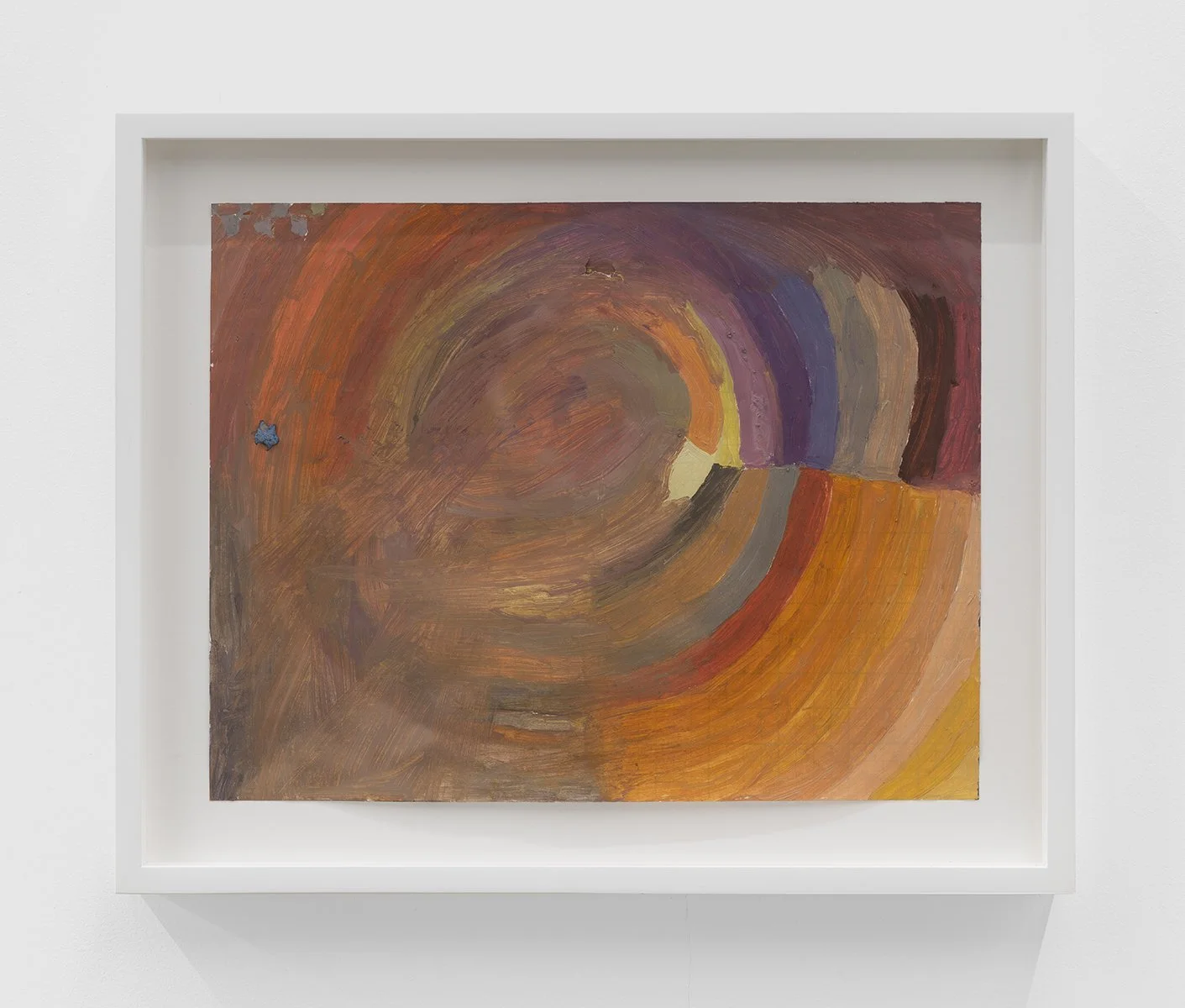Emma Soucek    Untitled , 2022 oil on paper 11 x 13-1/2 inches