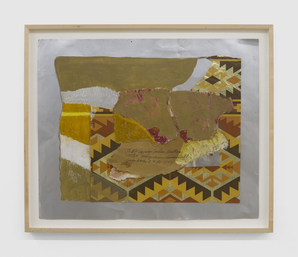   Alonzo Davis    Untitled,  1978-79 mixed media collage 21-3/8 x 26 inches framed: 24-1/4 x 29 inches 