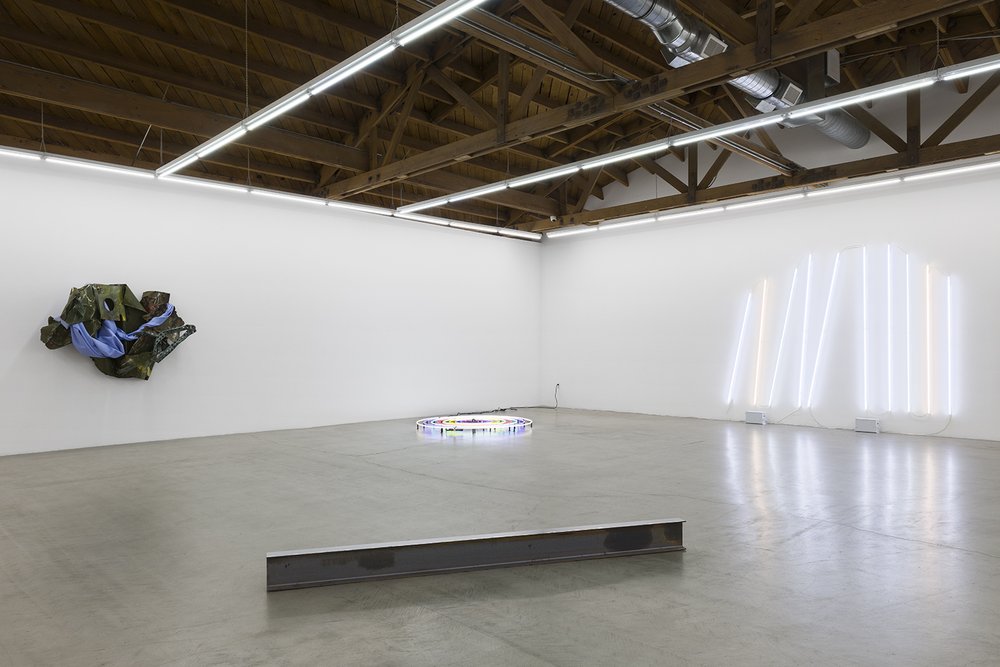  Installation view of  Keith Sonnier: Live in Your Head  at parrasch heijnen, Los Angeles 