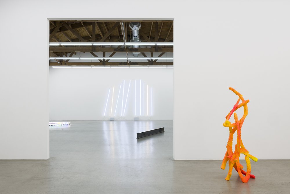  Installation view of  Keith Sonnier: Live in Your Head  at parrasch heijnen, Los Angeles 