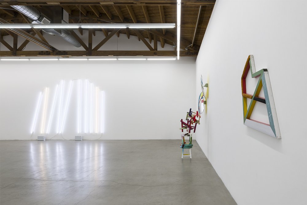  Installation view of  Keith Sonnier: Live in Your Head  at parrasch heijnen, Los Angeles 