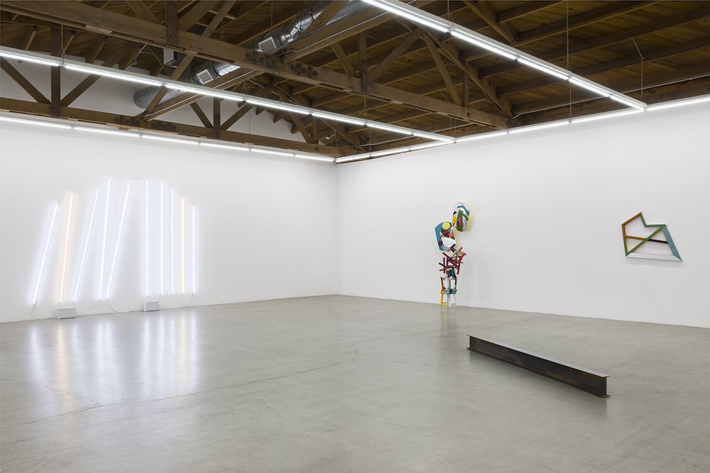  Installation view of  Keith Sonnier: Live in Your Head  at parrasch heijnen, Los Angeles 