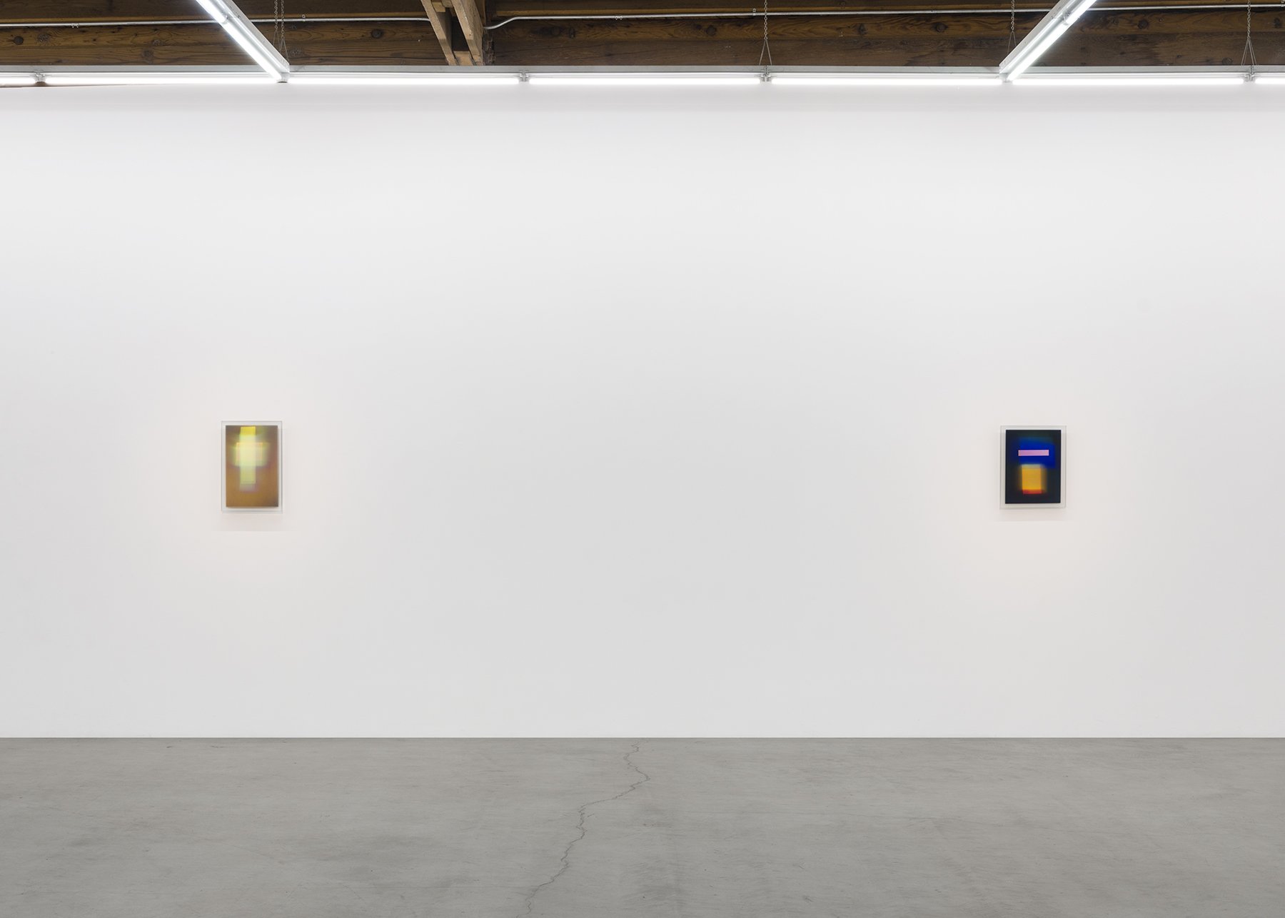   August Muth: Material Light.  parrasch heijnen, Los Angeles. May 16 - June 20, 2026. Installation image. Photography: Ed Mumford.  
