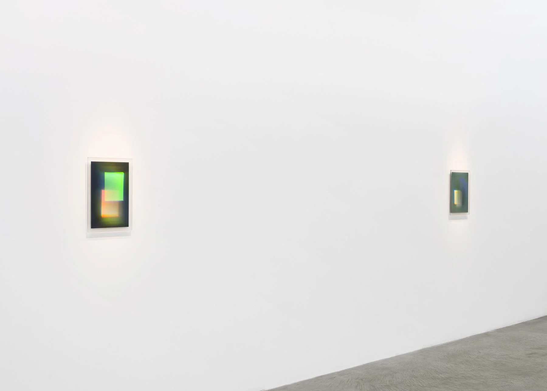   August Muth: Material Light.  parrasch heijnen, Los Angeles. May 16 - June 20, 2026. Installation image. Photography: Ed Mumford.  