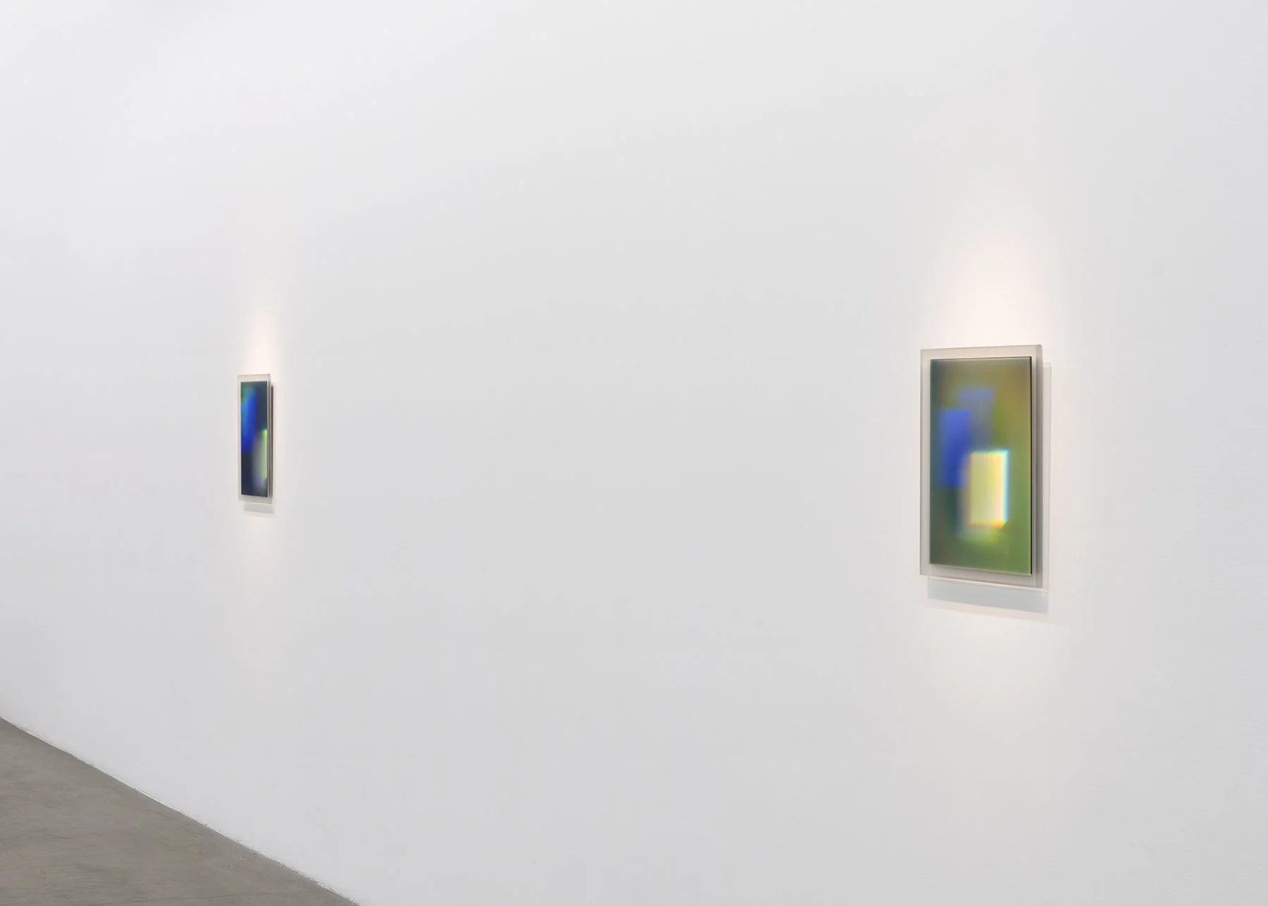   August Muth: Material Light.  parrasch heijnen, Los Angeles. May 16 - June 20, 2026. Installation image. Photography: Ed Mumford.  