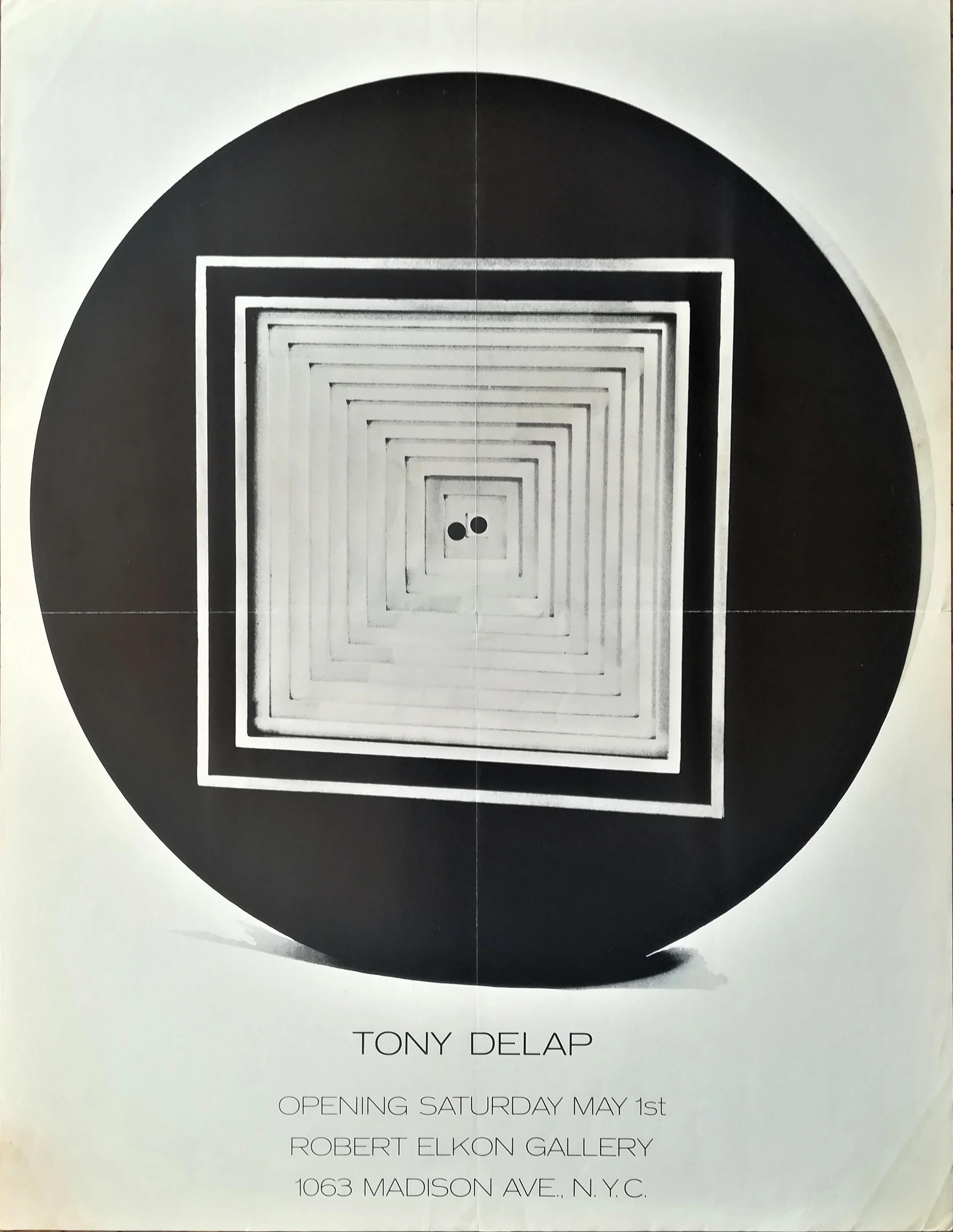Tony DeLap Elkon Gallery Poster