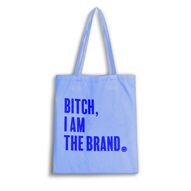 B, I Am The Brand™ Tote - Blue