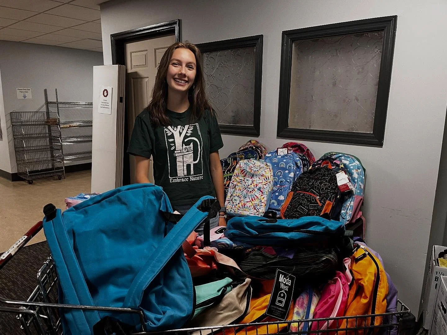 Sending a BIG thank you out to the United Way of Addison County for providing back-to-school backpacks for local students. What an amazing selection of packs and how helpful that they were filled with some great school supplies too. HOPE still has a 