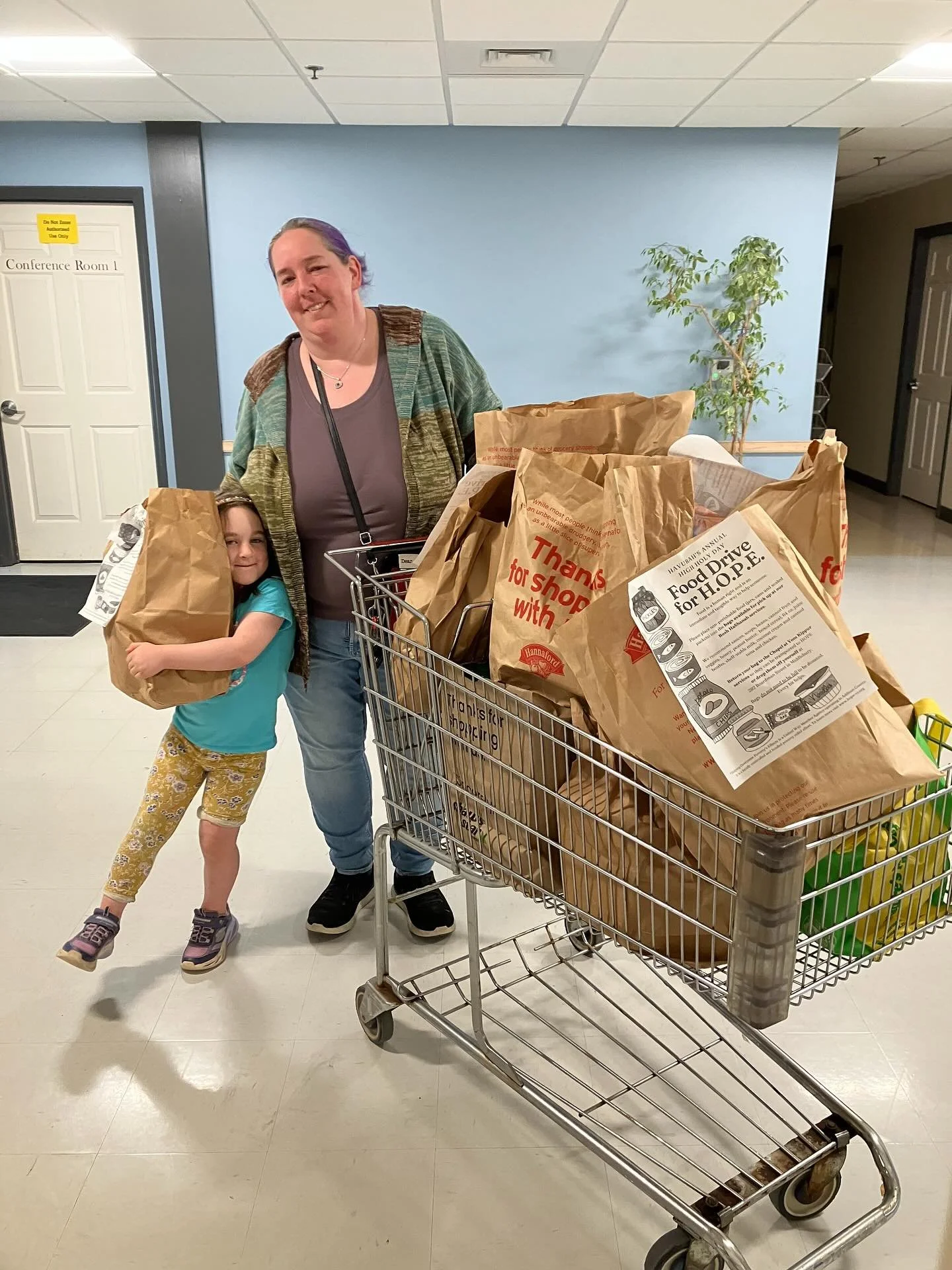Thank you to the good people at Havurah of Addison County who collectively donated more than 325 pounds of food to HOPE&rsquo;s food shelf during their annual High Holiday Food Drive. This wonderful assortment of soups, beans, peanut butter, juices, 