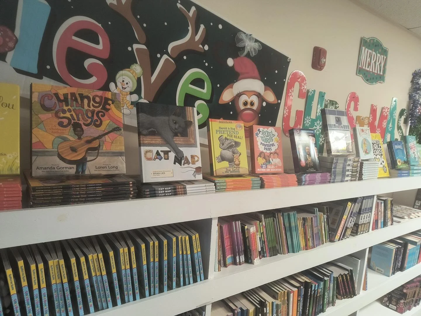 Many thanks to Amy Graham for once again doing an amazing job of setting up the book section of HOPE&rsquo;s Holiday Shop, and for the generous donation of books from Bonnie&rsquo;s Books Foundation. The book selection is wonderful!!!