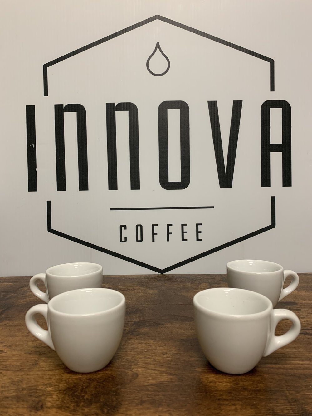 $28 – Set of 4 Espresso Cups (2oz) // CHECK QTY — Innova Coffee