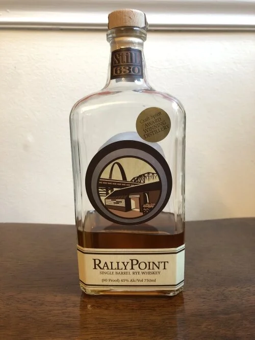 MISSOURI  Still 630, RallyPoint Single Barrel Pot-distilled Rye Whiskey, (St Louis, MO), 90% Rye, 10% Barley, 45% ABV