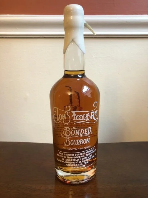 OHIO  Tom’s Foolery Bonded Bourbon Plant#1, Warehouse #1, Bottling line #1, (Chagrin Falls, OH) 50% ABV