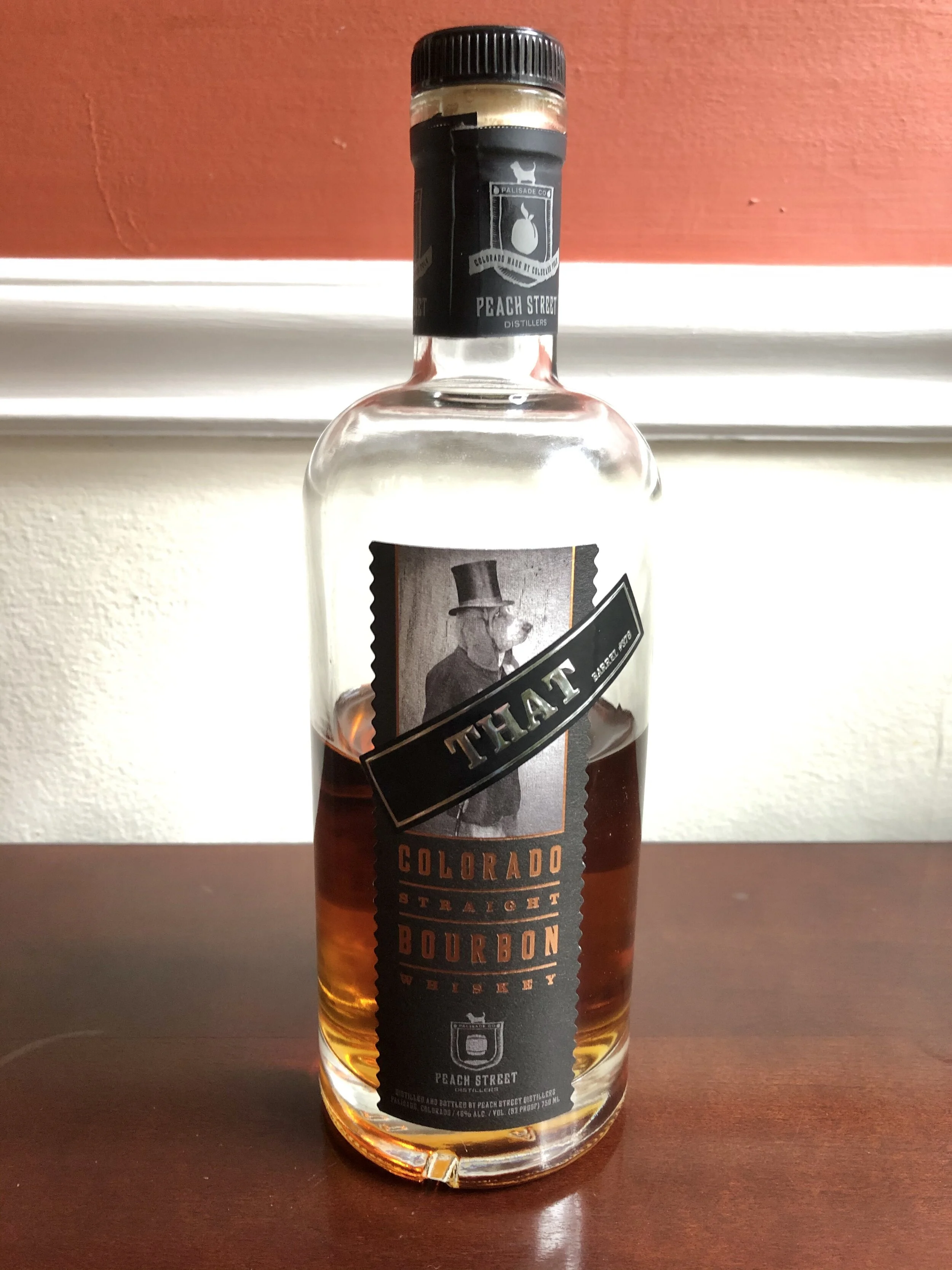 COLORADO Peach Street Distillery, THAT Barrel #376, Colorado Straight Bourbon Whiskey, (Palisade, CO) 46% ABV