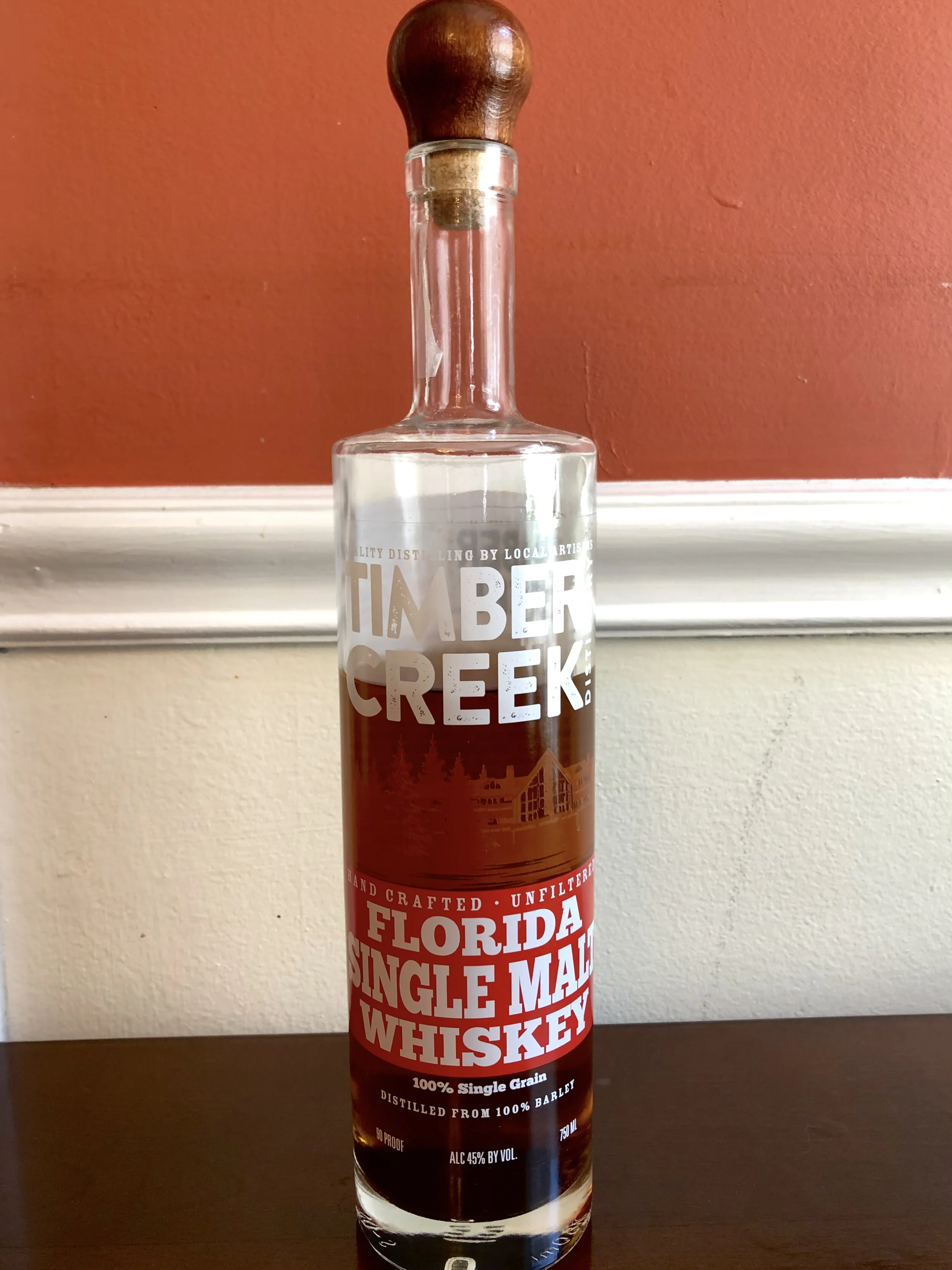 FLORIDA Timber Creek Distillery, Florida Single Malt Whiskey, (Crestview, FL) 45% ABV