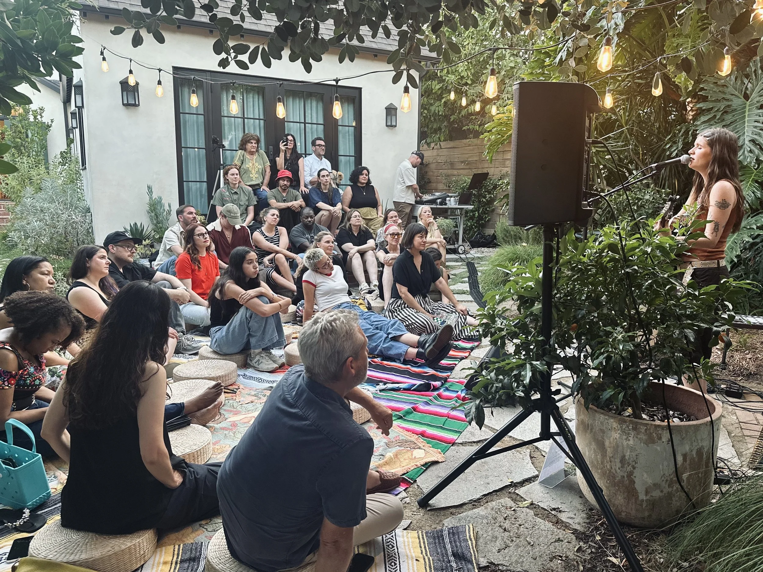 Guests at our inaugural Garden Series event