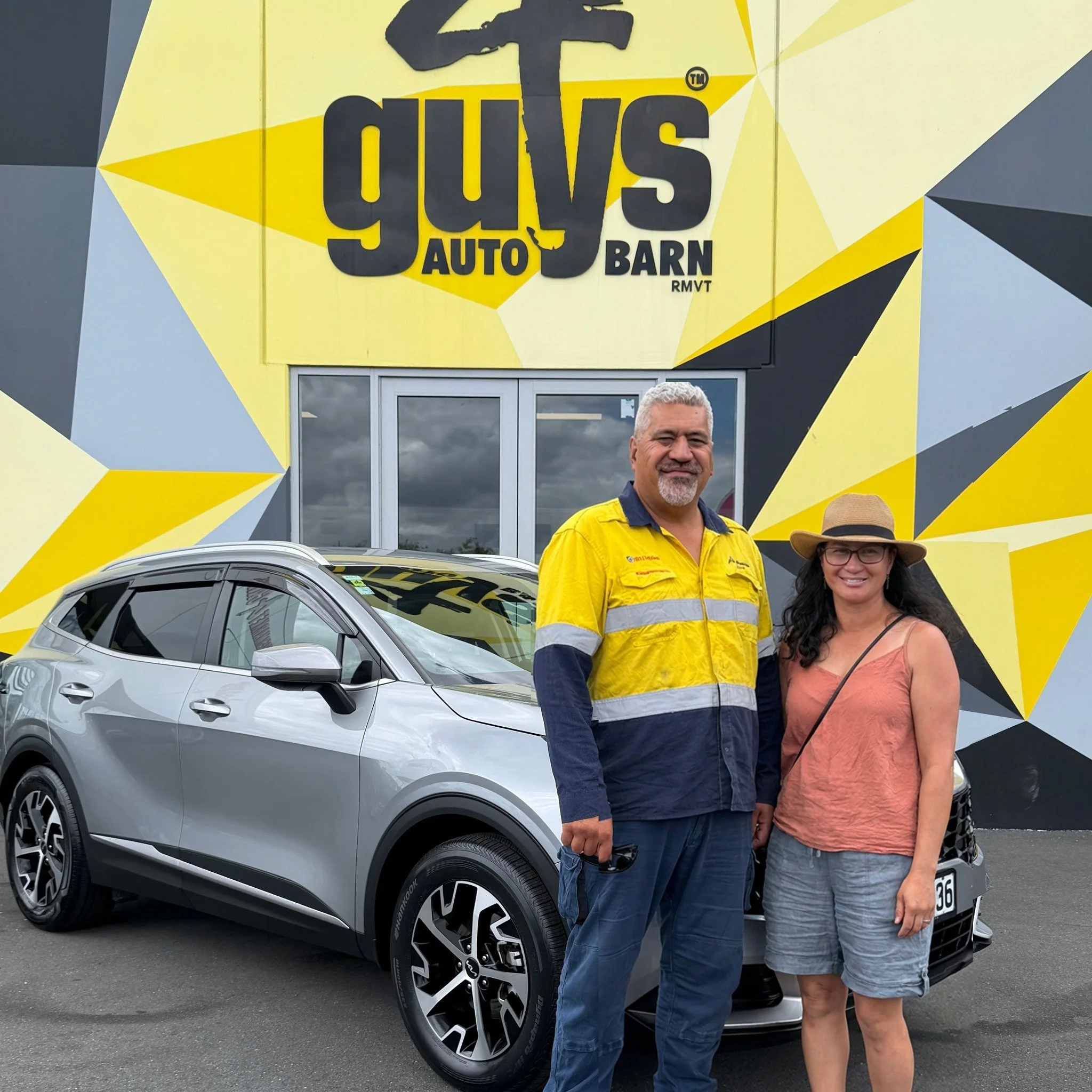 Naomi couldn&rsquo;t make the trip up from Christchurch, so her superstar parents, Petrina and Marcus, kindly collected it on her behalf! 

Thanks to Martijn for helping Petrina into her new 2022 Kia Sportage LX+