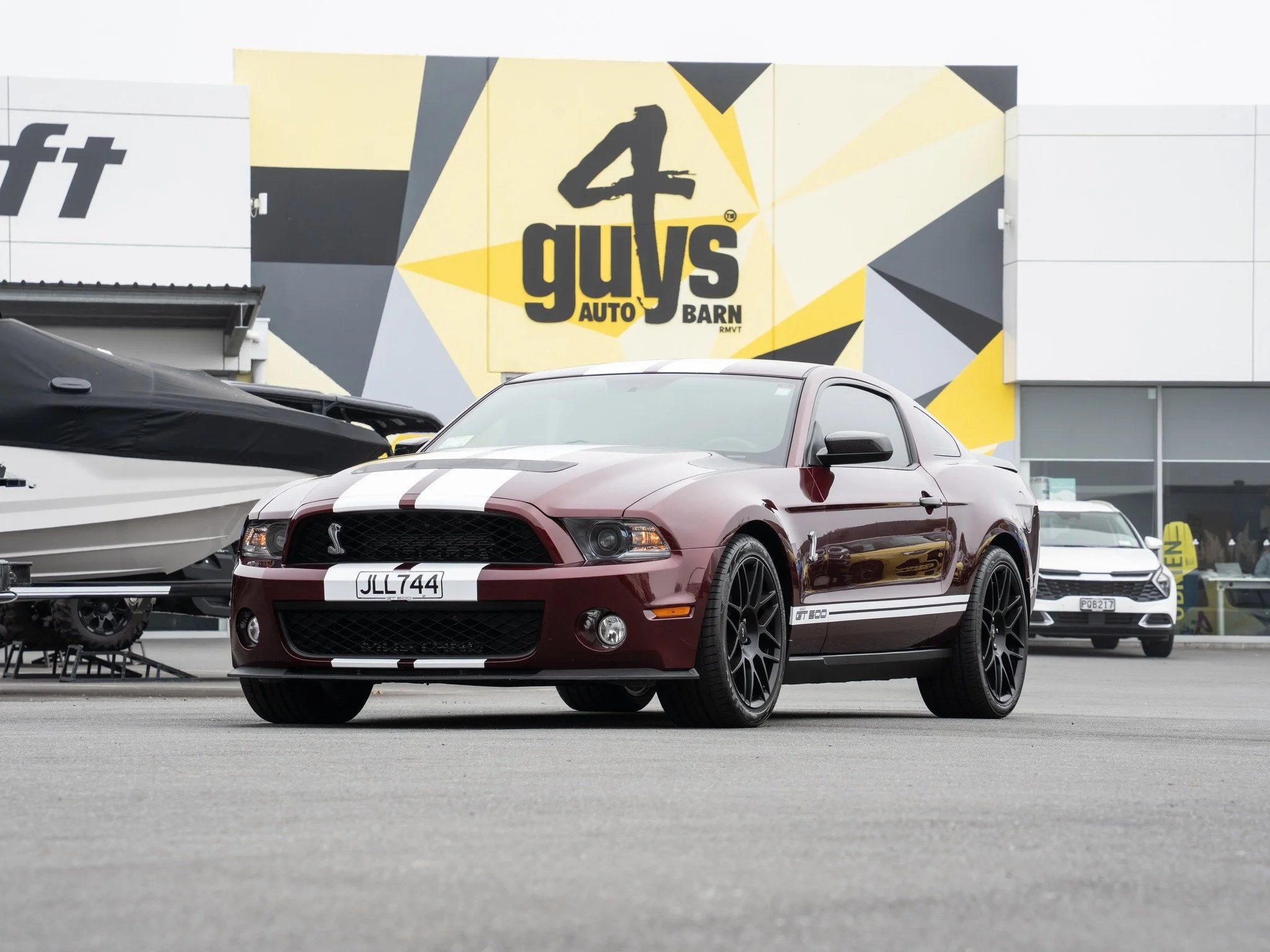 2012 Ford Mustang Shelby GT500 Supercharged 5.4L V8 - $69,800

The Shelby GT500 brings more of everything. Supercharged 5.4L V8 pushing 550hp, the full SVT Performance Package, and a feature list that leaves little to ask for.
With the 6-speed manual