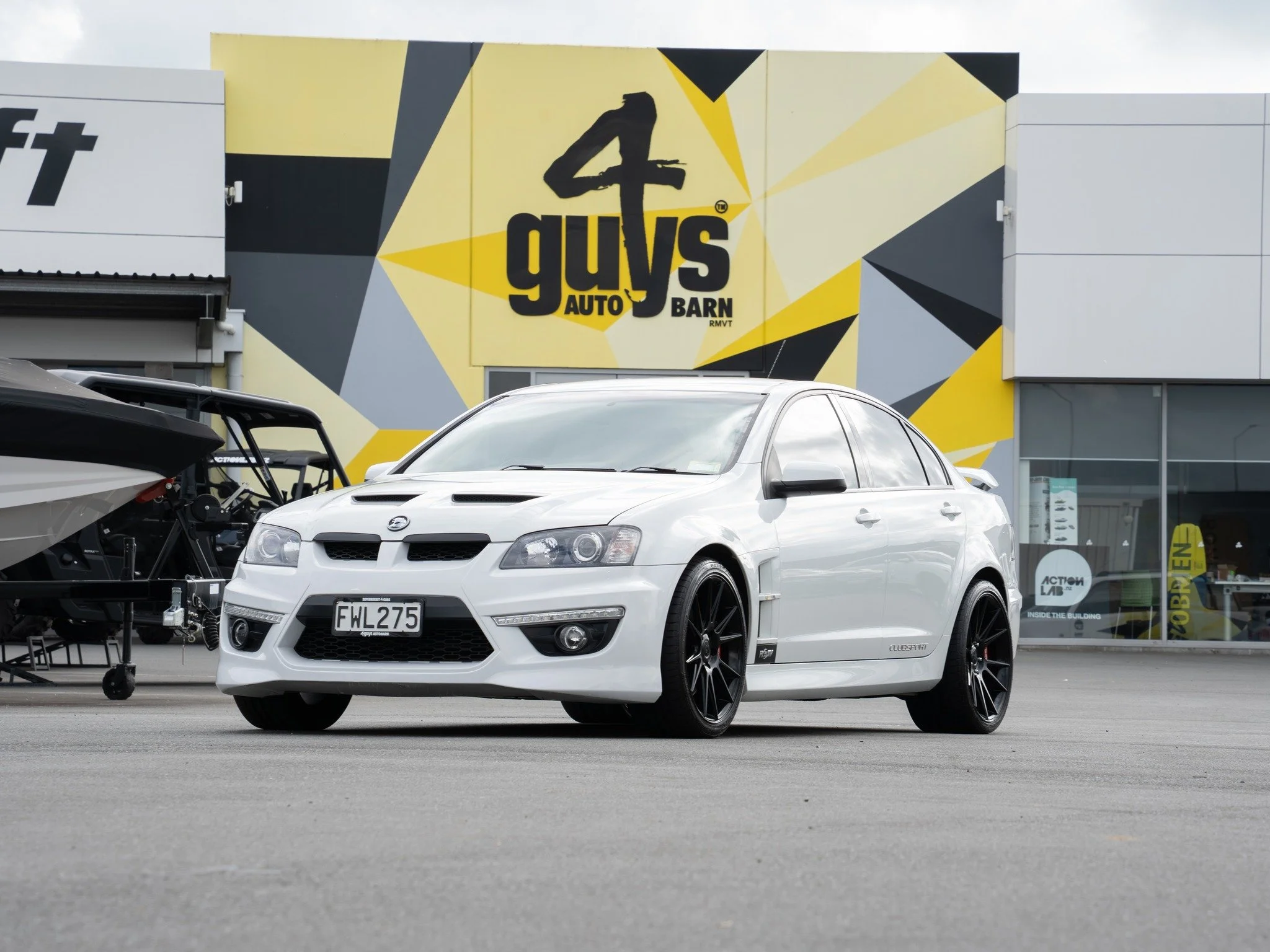 Holden HSV R8 Clubsport 6.2L V8 Sedan (NZ New) - $66,800

6.2L V8 backed by the 6-speed automatic with Tiptronic and the full Clubsport spe

Key Highlights:
6.2L V8 Petrol
6-Speed Automatic with Tiptronic
20&Prime; Alloy Wheels
Factory Aerokit &amp; 