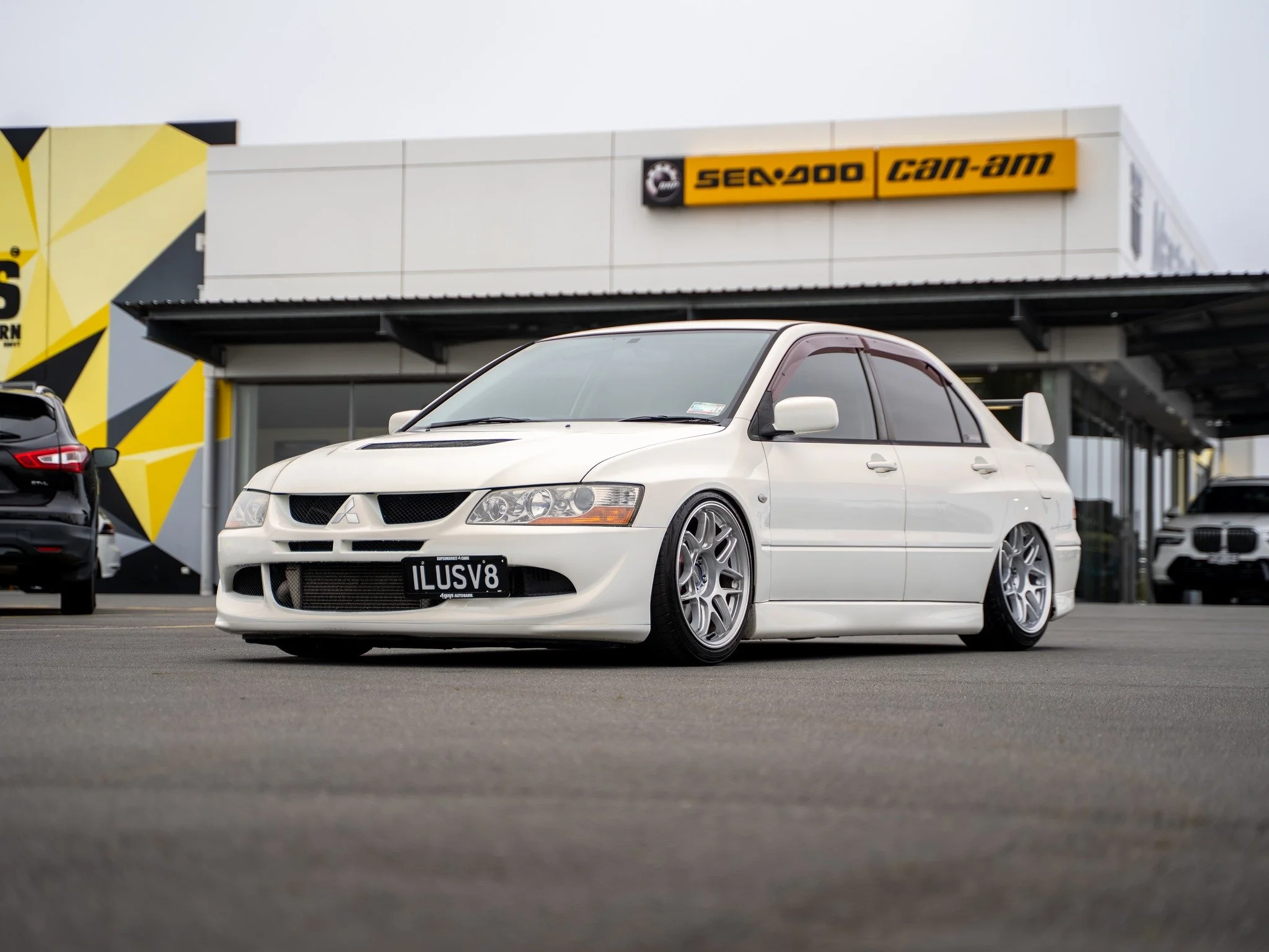 Mitsubishi Lancer Evolution VIII 

The legendary Evo 8 remains one of the most sought-after Japanese performance cars, combining rally-bred AWD capability with a turbocharged 2.0L engine and a desirable 6-speed manual transmission. This example has b