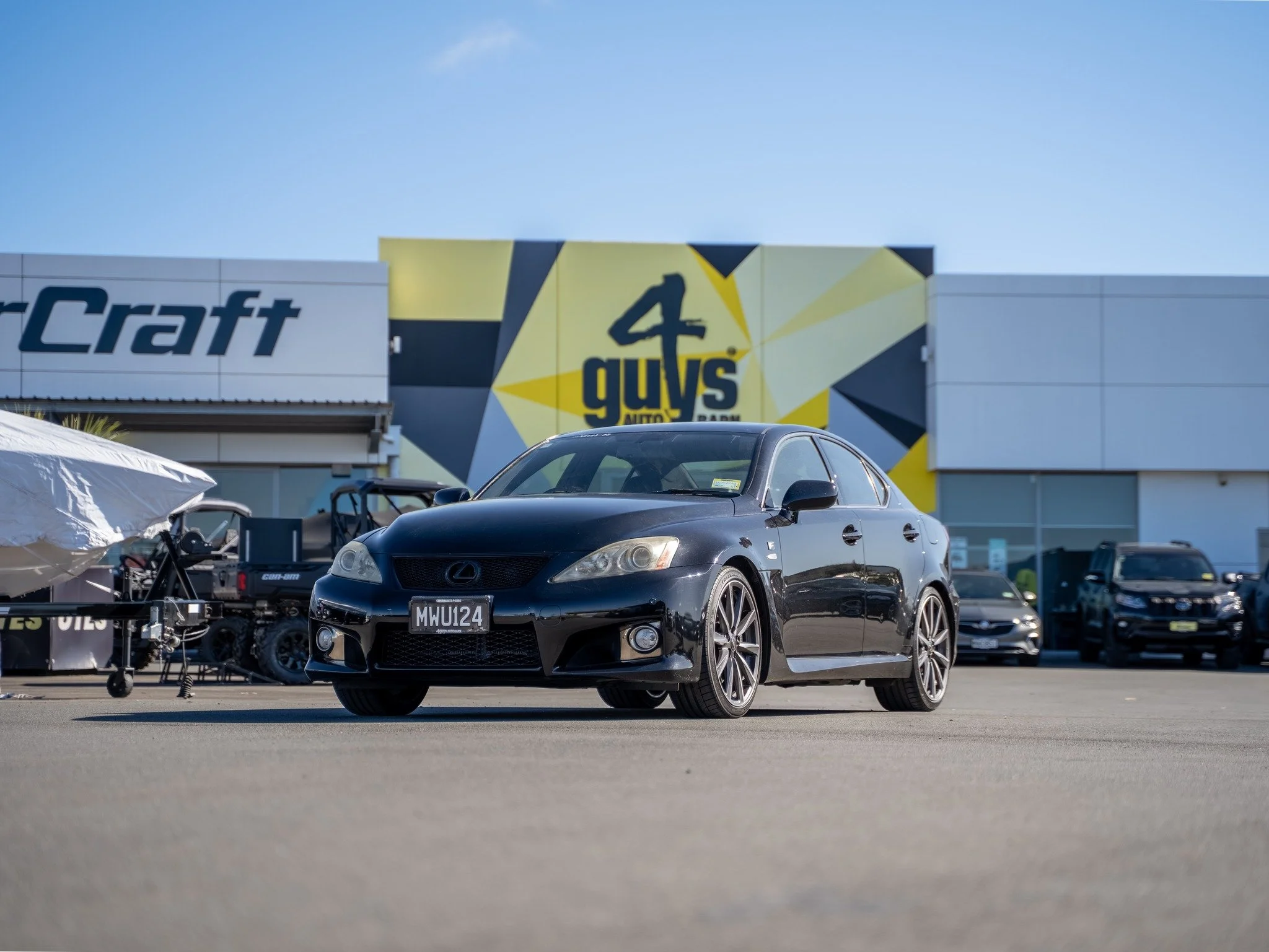 What's better than one Lexus IS-F? 
Two. 

Both V8, both black and both waiting for you to take them home!