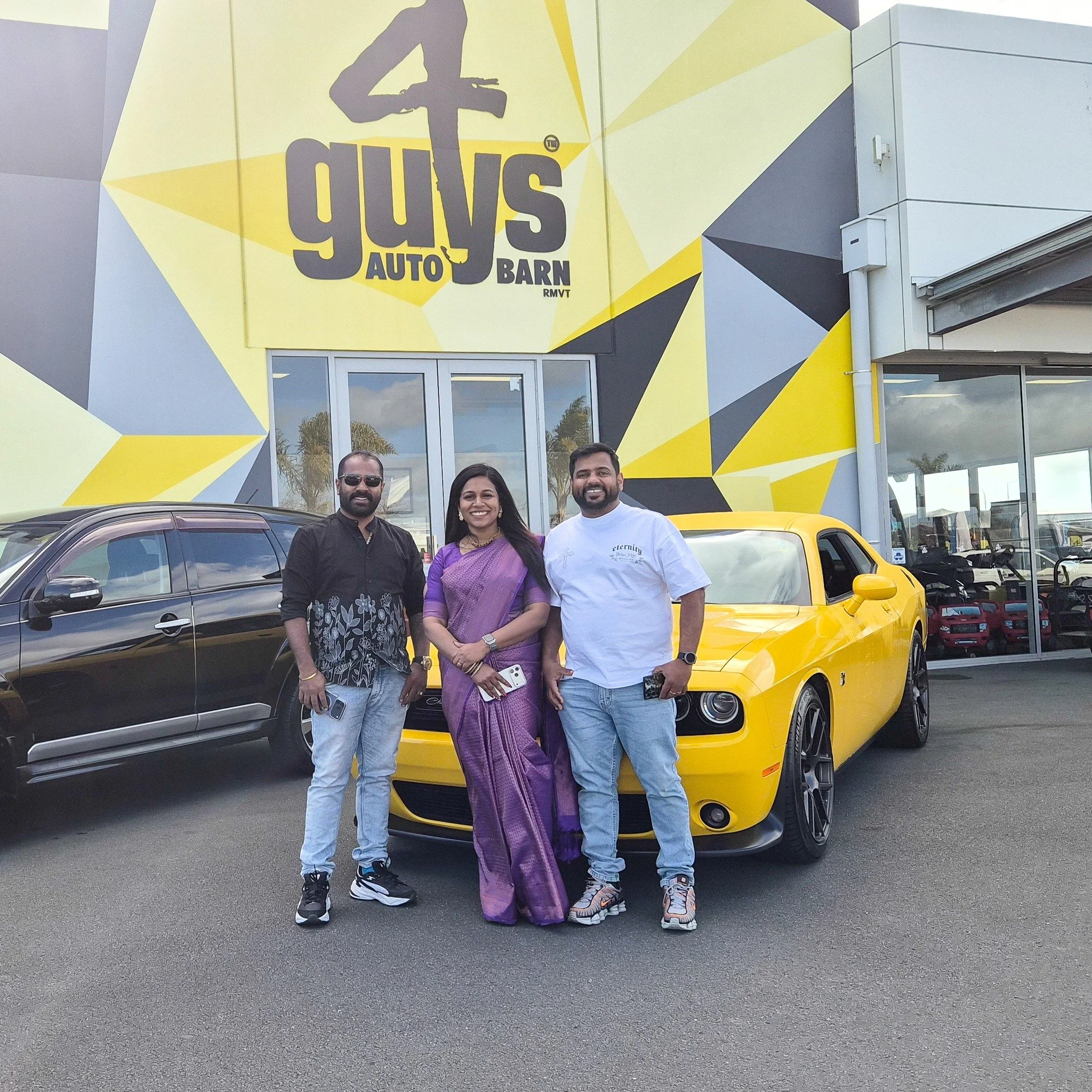 Huge congratulations to Finix and his wife on picking up their new Dodge Challenger Shaker! Judging by those smiles, they're going to be riding that excitement all week long.