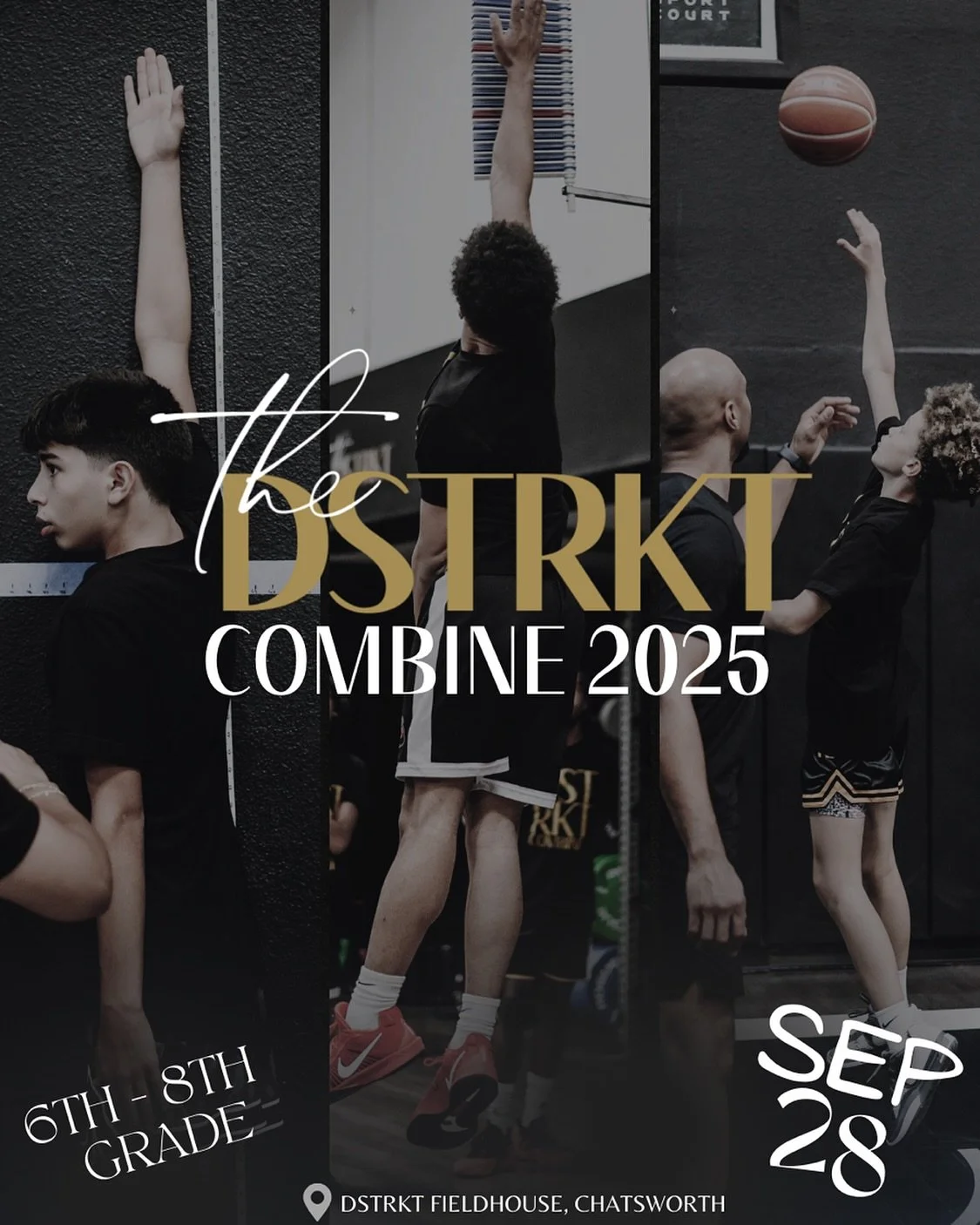 🚨 Wondering what the DSTRKT Combine is all about? 🚨

Here&rsquo;s the breakdown ⬇️
🏃 Sports Performance Testing
🏀 Basketball Skill Stations
📊 Combine Testing + Measurable Stats
📄 Personalized Performance Report

📅 September 28,2025
👤 Grades 6