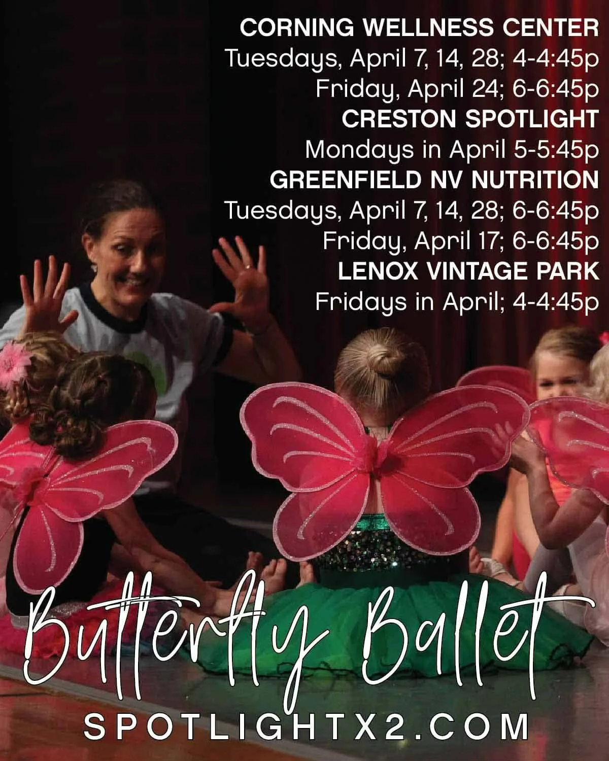 t r a d i t i o n 🦋  r e t u r n s
Registration opens February 1st.🌱 

Tag a friend you know with a little one eager to dance! 🩰

#savethedate 
#investinkids 
#spotlightx2
#kidsdanceclass 
#shinebrightbringjoy