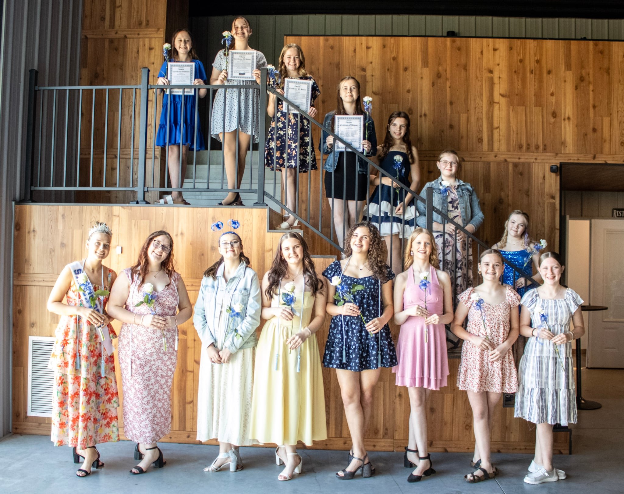 C O N G R A T U L A T I O N S
Sixteen students from the Spotlight School of Dance were inducted into the National Honor Society for Dance Arts, Secondary Chapter IA#10005 and Junior Chapter IA#10011, on Sunday evening, March 29 at @the.legacyvenue  i