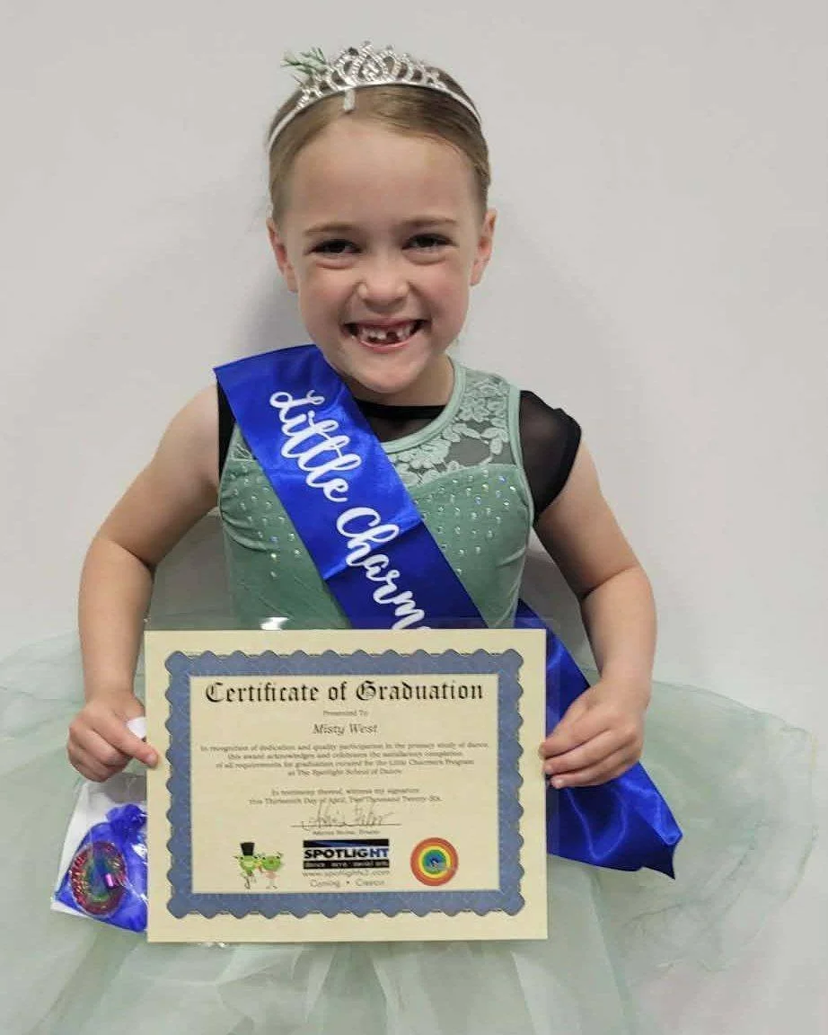 l i t t l e 👑 c h a r m e r s 👑 g r a d u a t e s
At Spotlight, we celebrate wins BIG and small&mdash;and this one is H U G E ‼👏

Becoming a Little Charmers Graduate is no small feat. It represents many seasons of showing up, practicing hard, and 