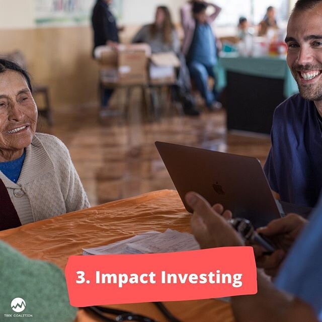 Impact Investing is the 3rd of 3 ways Trek is realizing its mission - Facilitating resources on the ground is important for high-quality care now, but we must invest in technologies that democratize healthcare in rural areas moving forward!

Stay tun