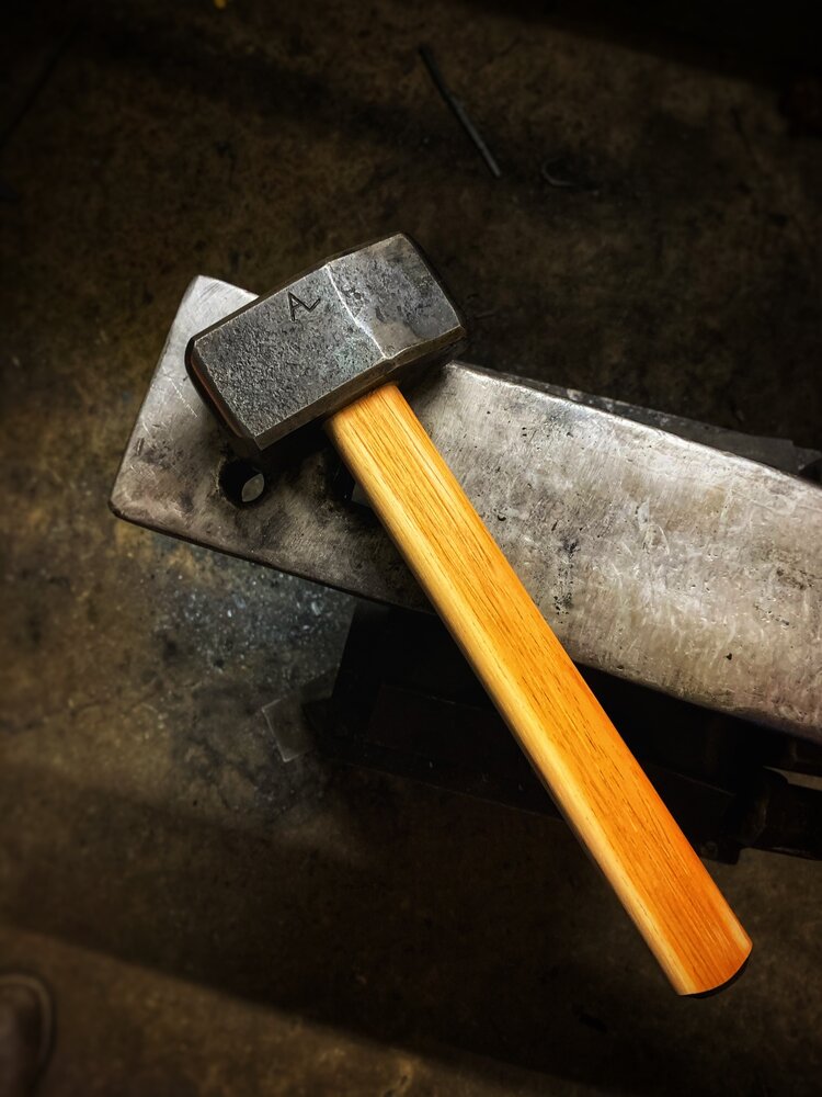 Cross Peen Hammer for blacksmithing